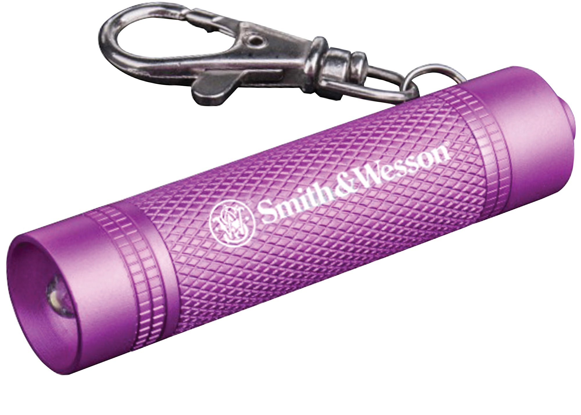 Smith & Wesson Galaxy Ray Pink Flashlight with Keychain Clasp and Water Resistant Construction for Survival, Hunting and Outdoor