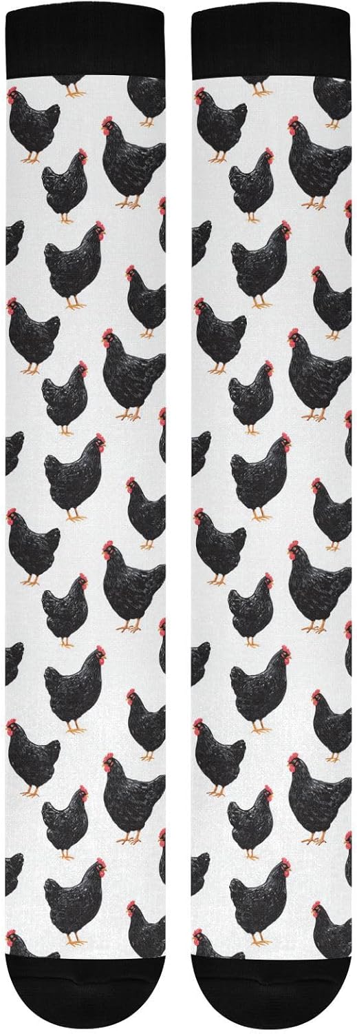 Wusikd Cats Compression Socks for Women and Men Circulation Cute Long Socks for Athletic Running 1 - Image 8