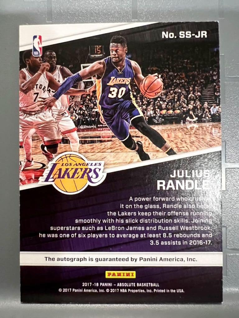 NBA カード Julius Randle 直筆サイン 10枚限定