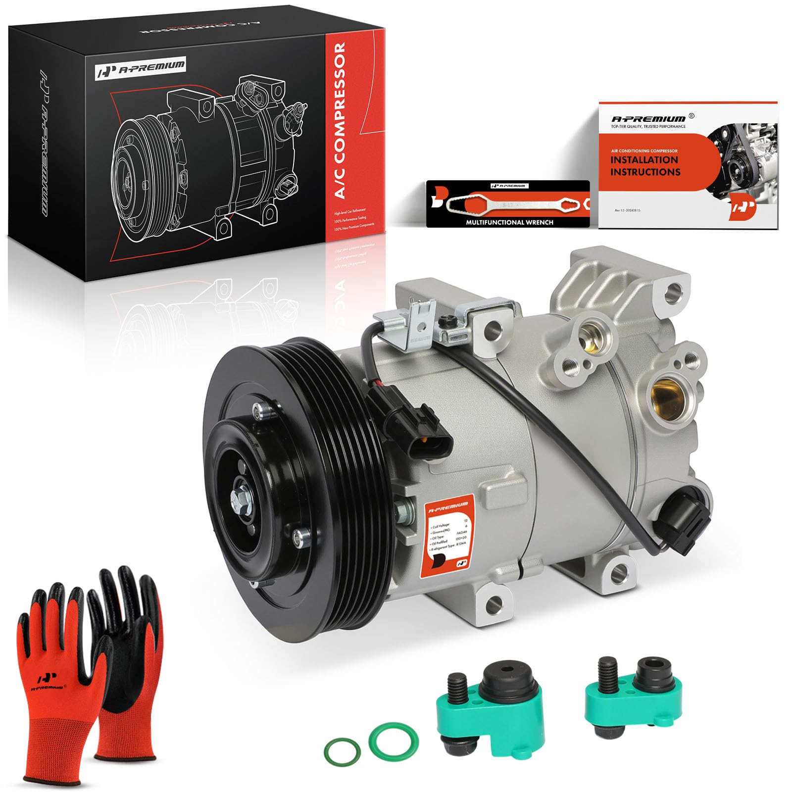 Amazon.com: A-Premium Air Conditioner AC Compressor with Clutch