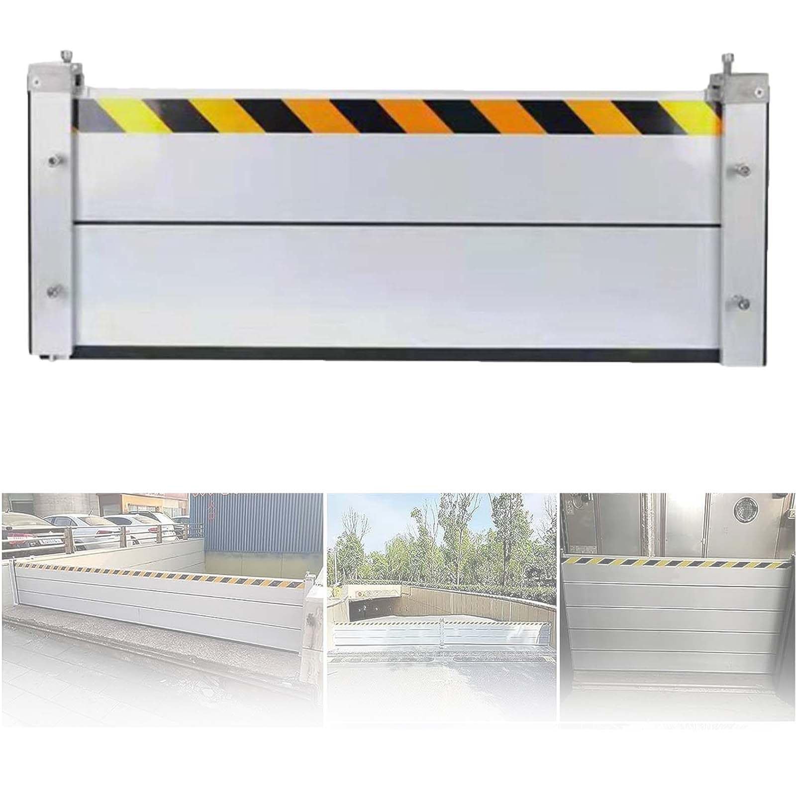 Barrière de protection contre les inondations de rue en alu anodisé premium