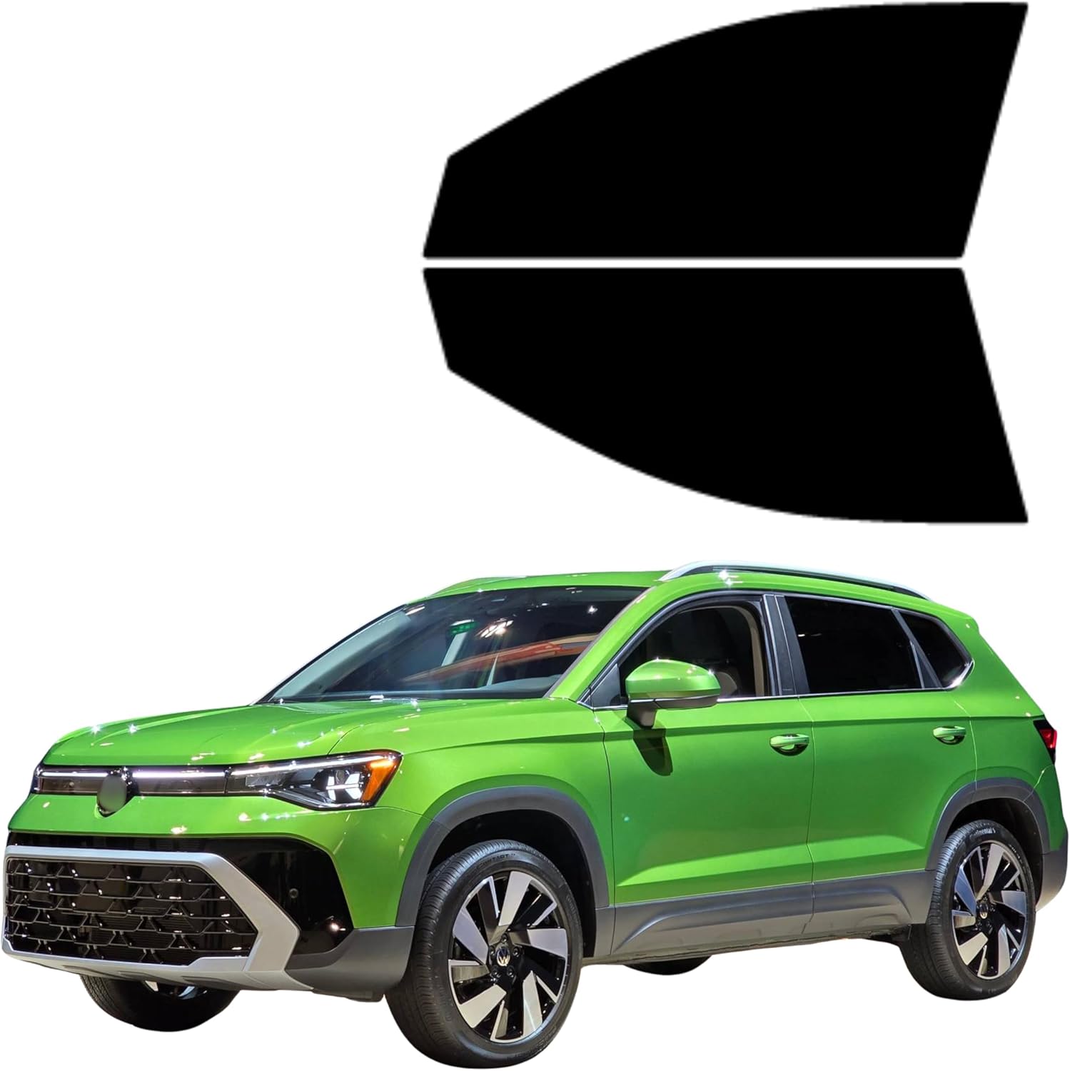 Precut Tint Kit Nano Carbon Film for Volkswagen Taos 2021-2026 Driver and Passenger Windows Computer Cut to Custom Fit Your Windows.. (35% All)