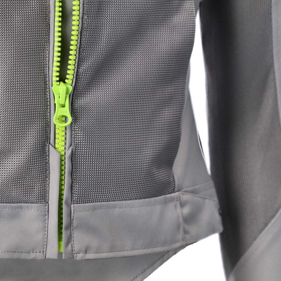 Acerbis Ramsey Vent 2.0 Mesh Ladies Kurtka tekstylna motocyklowa, szary/żółty, XL