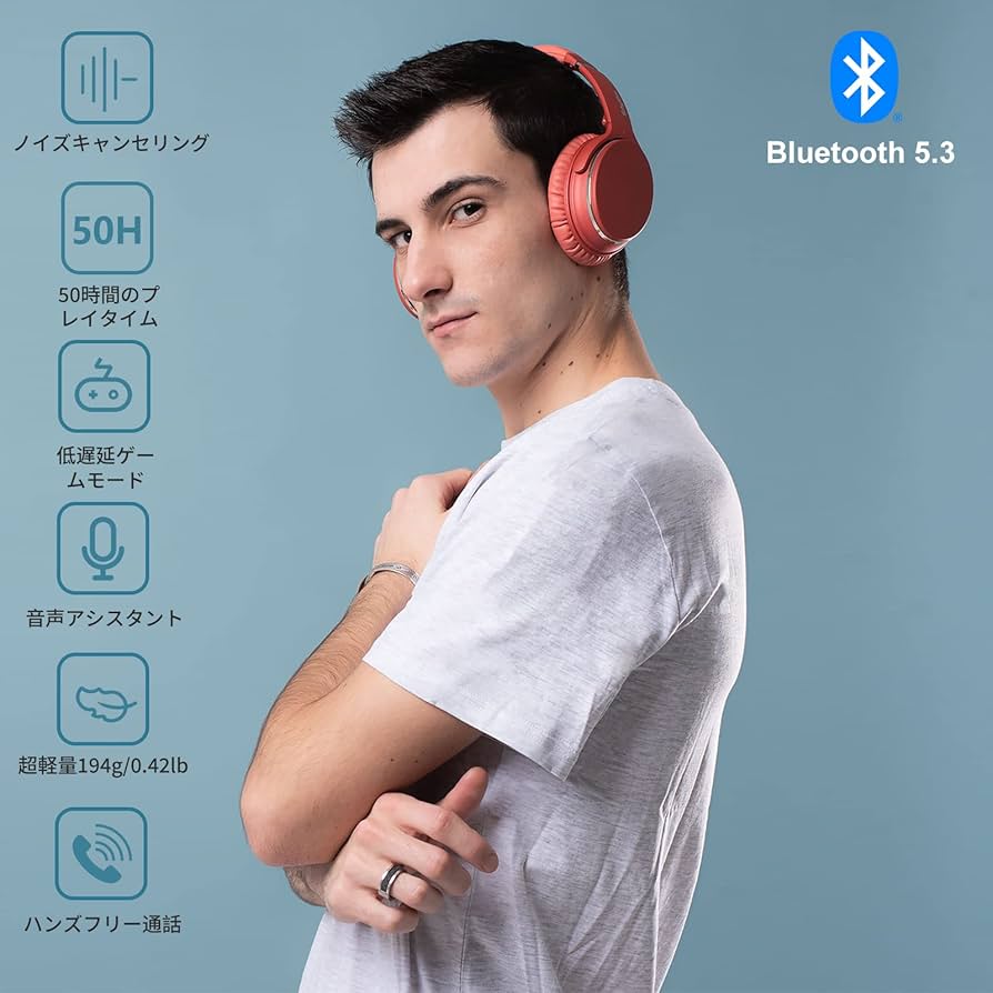 Srhythmヘッドホン NiceComfort 25 - Foldable lightweight ANC Headphones – Srhythm