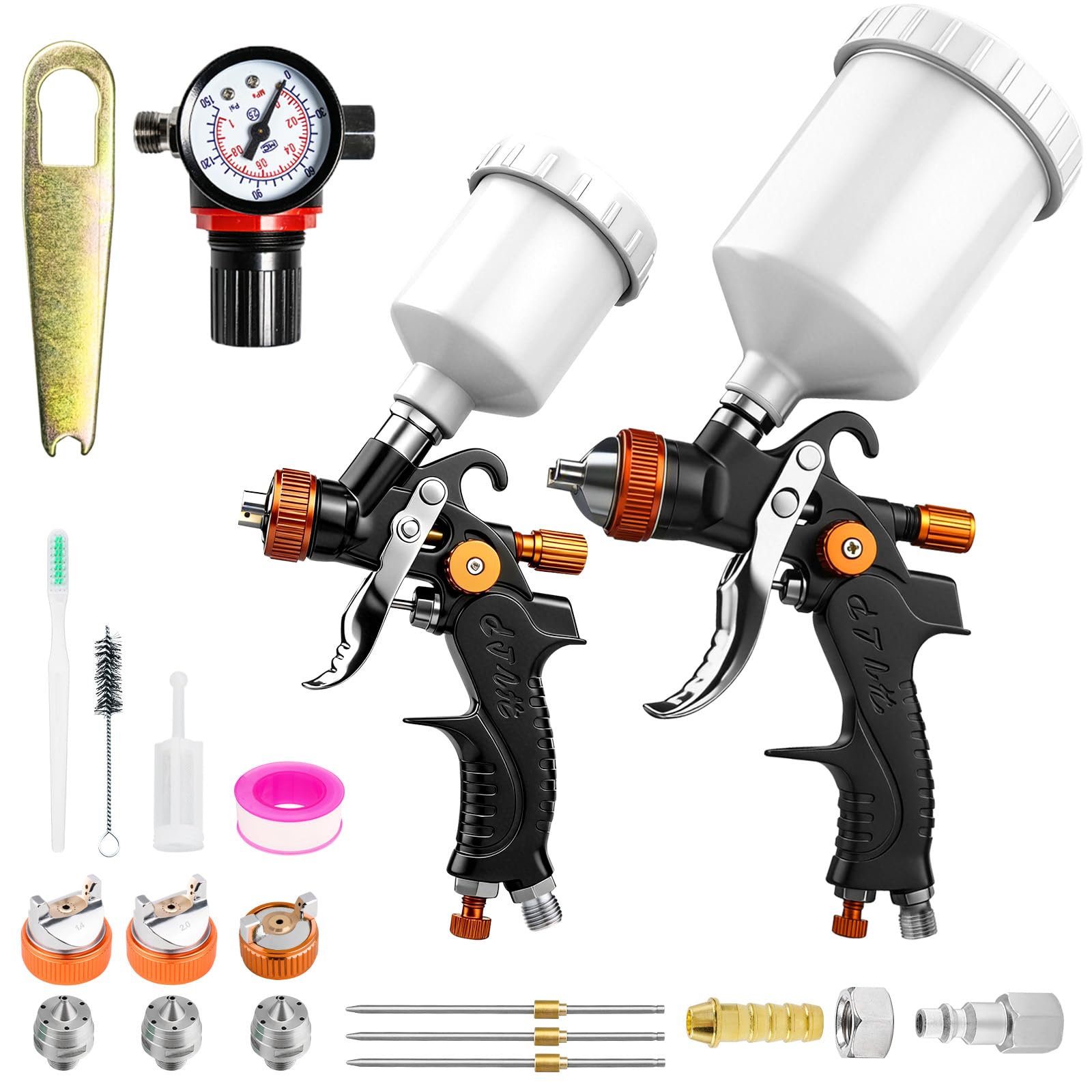 Photo 1 of SRQLNTT HVLP Air Paint Spray Gun Set