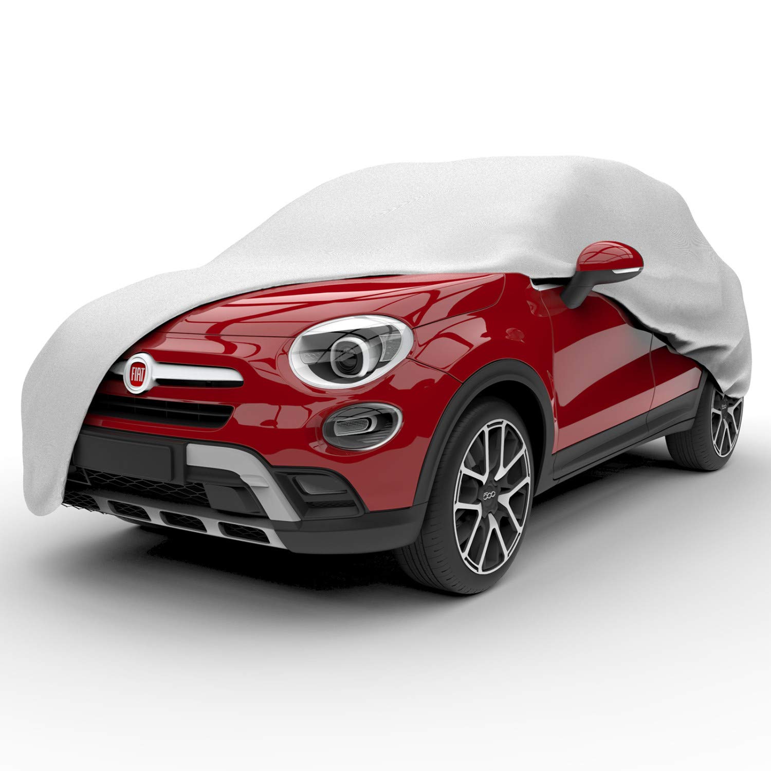 Budge RBHB-2 Copertura Auto Impermeabile Con Barriera Antipioggia – Per Berlina Fino A 184 Pollici, Grigio, Con Borsa