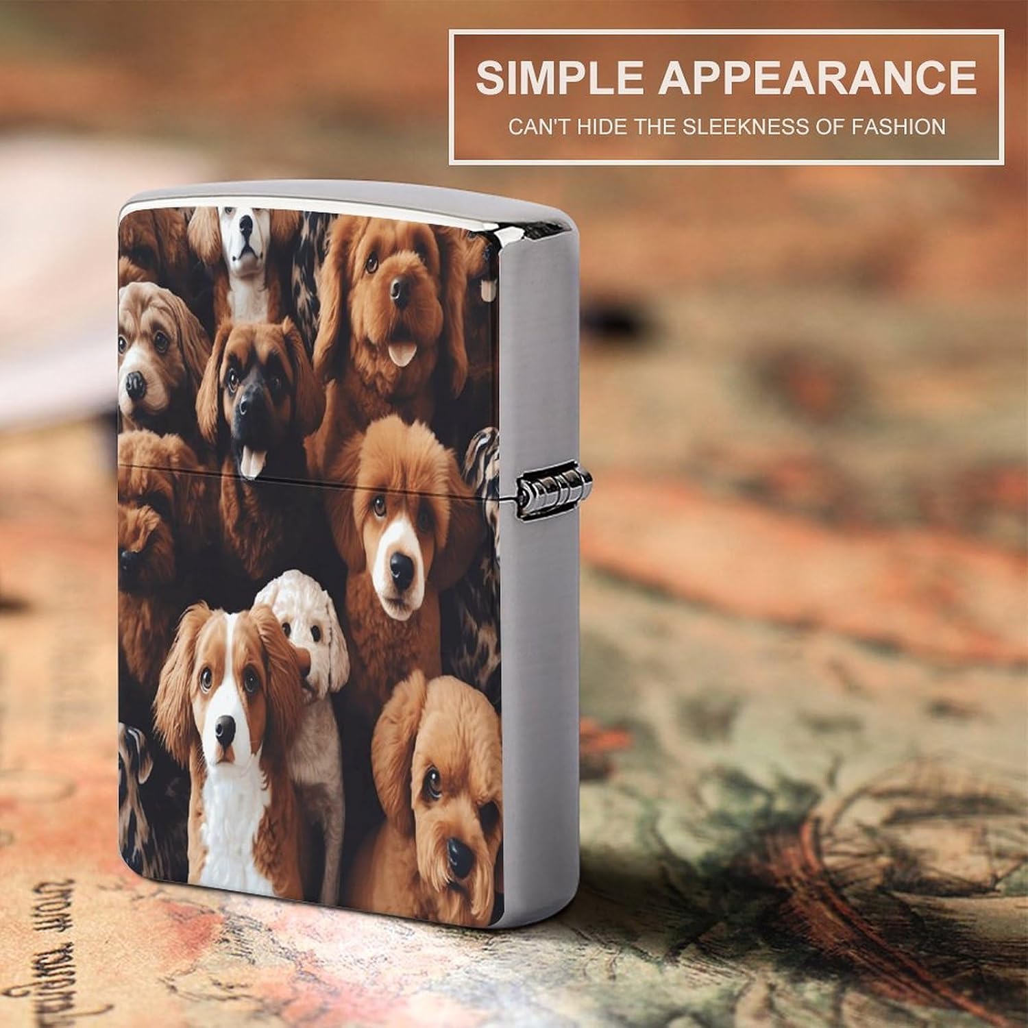 Dogs Lighter Case Cover Holder Lighter Sleeve