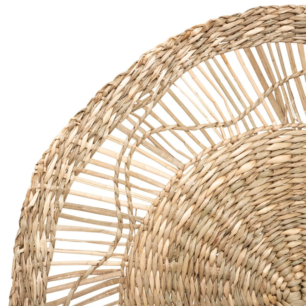 Atmosphera - Zestaw 3 dekoracji ściennych z Seagrass D 38-28 i 18 cm