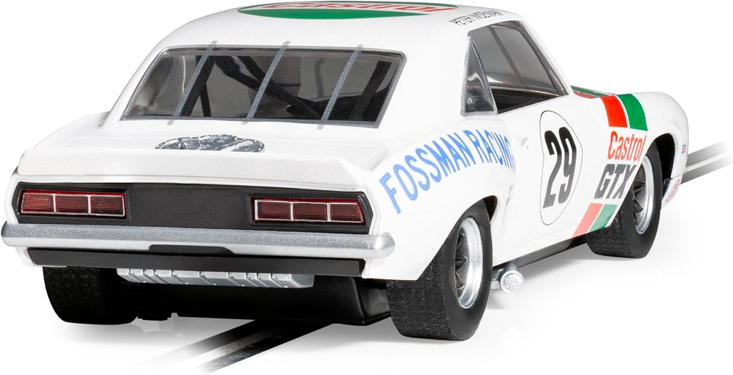 Scalextric C4643 Chevrolet Camaro - Castrol Racing - Trans Am 1971, Toy Slot Car for use with Race Tracks or Set - Small Kids Gift Ideas for Boy/Girl, Accessories