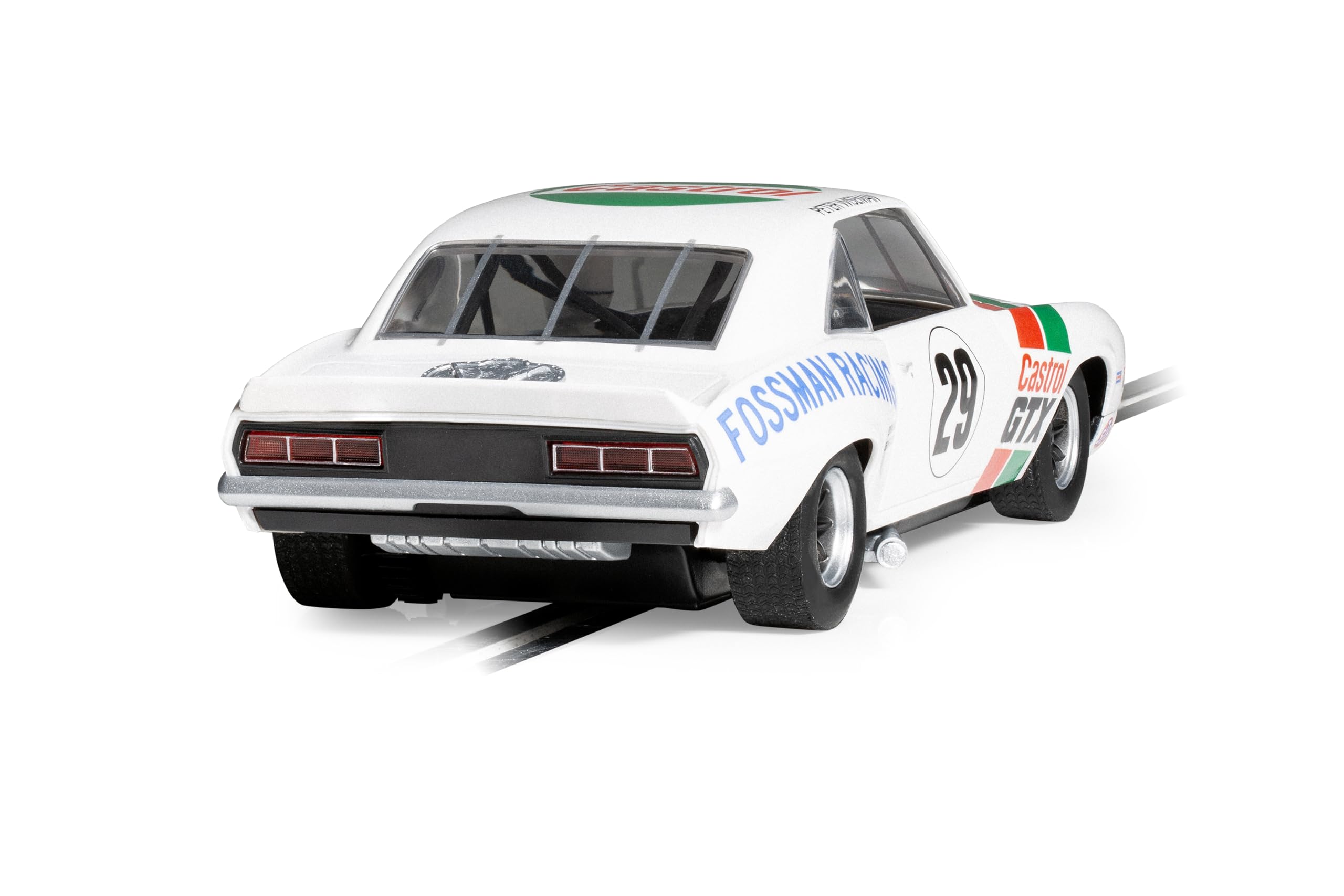 Scalextric C4643 Chevrolet Camaro, Castrol Racing Trans Am 1971 Slot Car