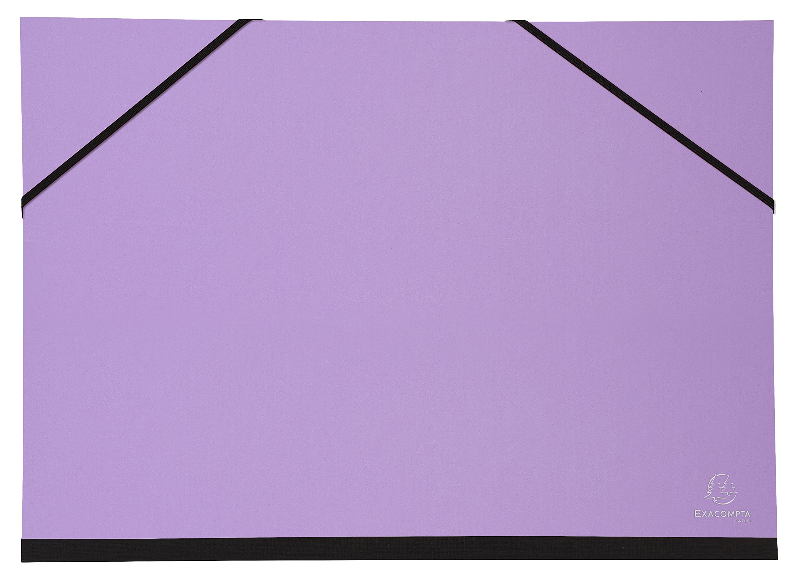 Exacompta, Ref. 25680E, 1 Aquarel drawing board, with rubber bands, black paper inside, canvas back, dimensions 32 x 45 cm - Image 2