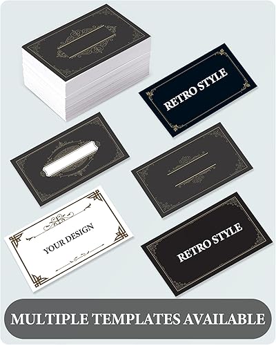 Miniatura 33 de Tarjetas de visita personalizadas con tu logotipo, tarjetas de visita personalizadas en la parte delantera y trasera, 100 tarjetas de visita Tarjeta