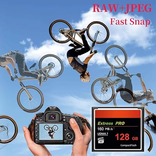 Miniatura 4 de Tarjeta CompactFlash de 128 GB, velocidad UDMA hasta 160 MBs, tarjeta de memoria original de la cámara CF