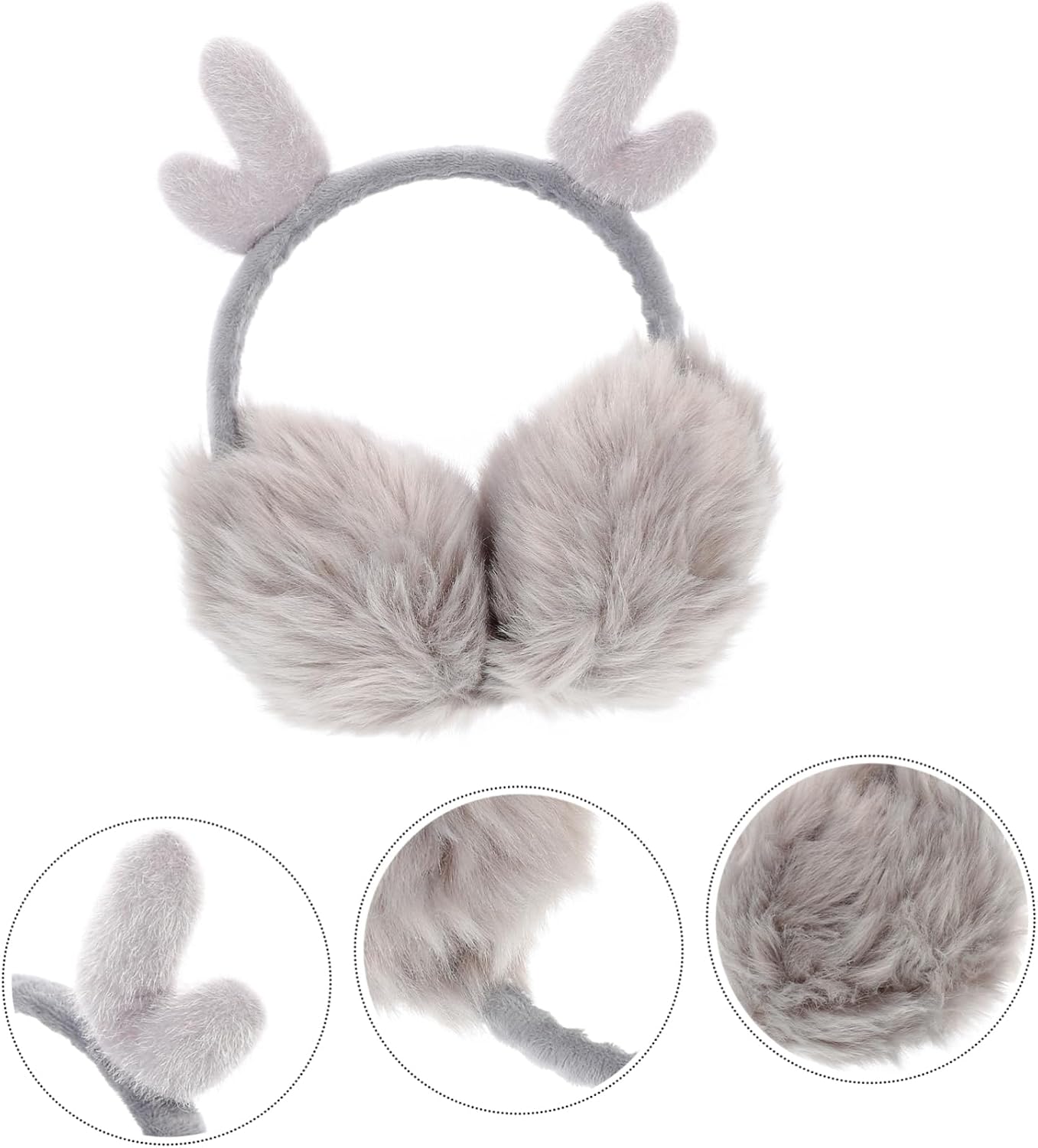jojofuny 1set Earmuff and Chic School Backpack for Warmth White Design for Boys and Girls for Outdoor Adventures and Holiday Gifting
