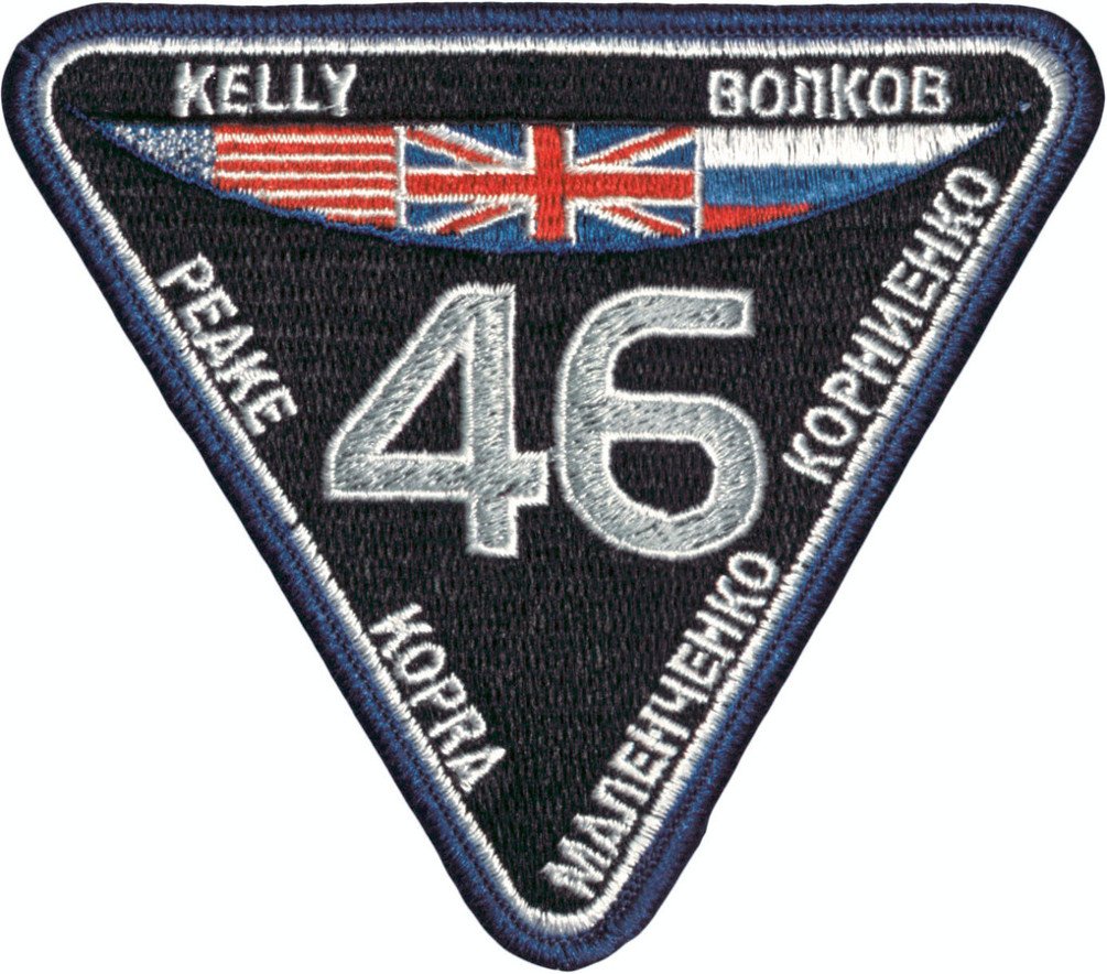 Klicnow Various International Space Station - Expedition 46 - Embroidered Patch 11.5Cm X 10Cm