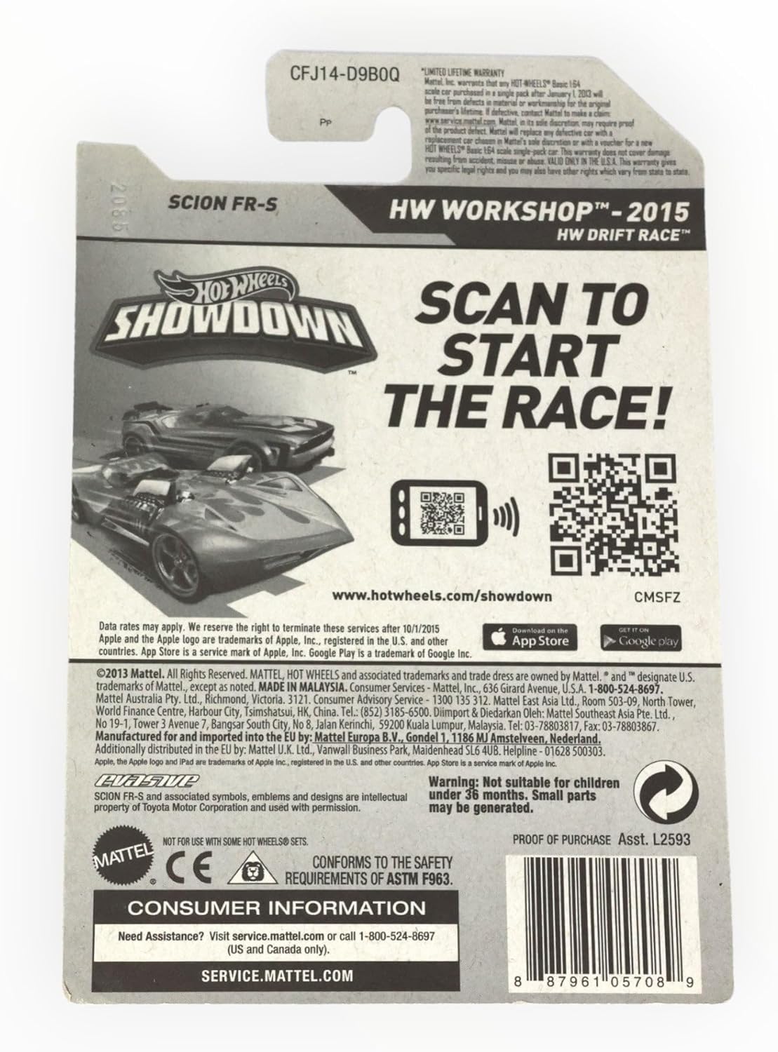 Hot Wheels 2015 237/250 Workshop Drift Race Silver Scion FR-S ^G#fbhre-h4 8rdsf-tg1325255