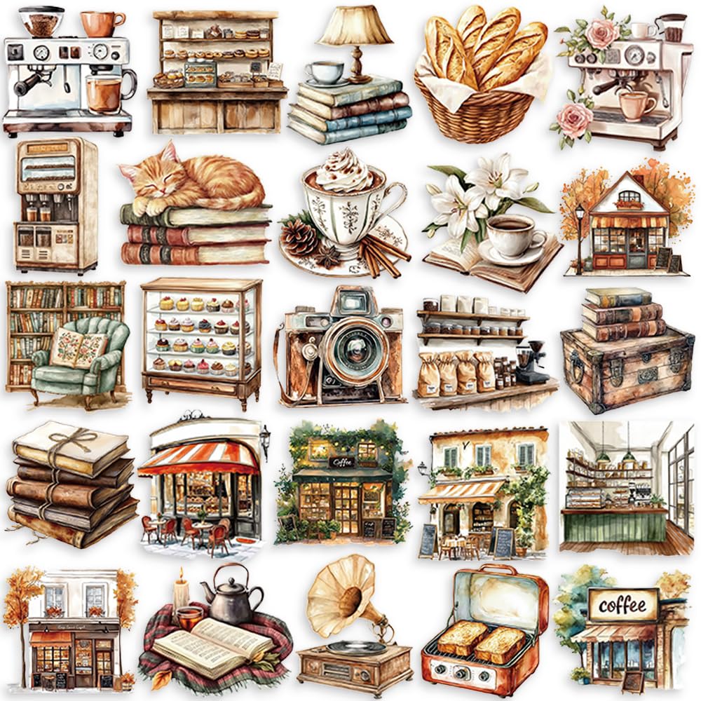 Mini Stickers Pack for Laptop, Water Bottle 100Pcs Tiny Cute Animal Vinyl Waterproof Small Stickers Gifts for Teachers Teens Girls — view 37