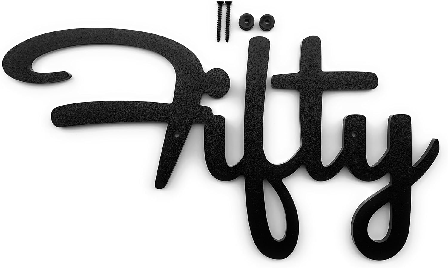 Amazon.com: Mid Century Modern Cursive House Numbers, 5 inch black ...