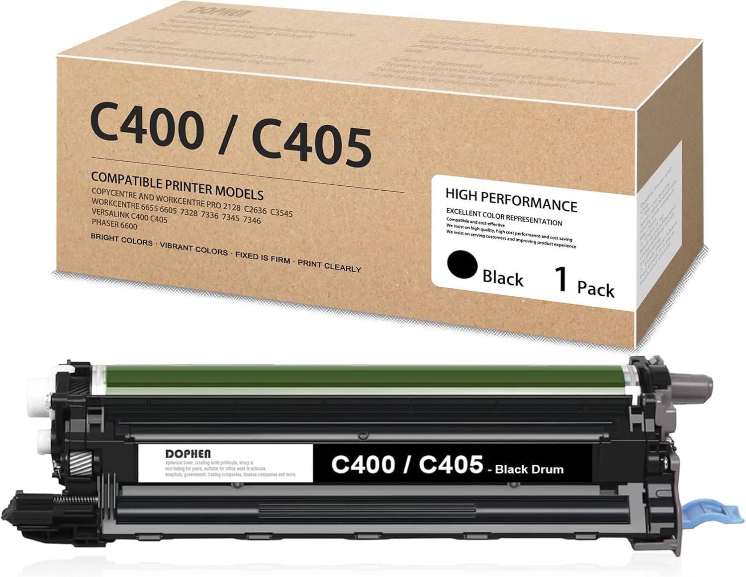 DOPHEN Versalink C400/C405 Drum Unit 1 Pack 108R01121 Black