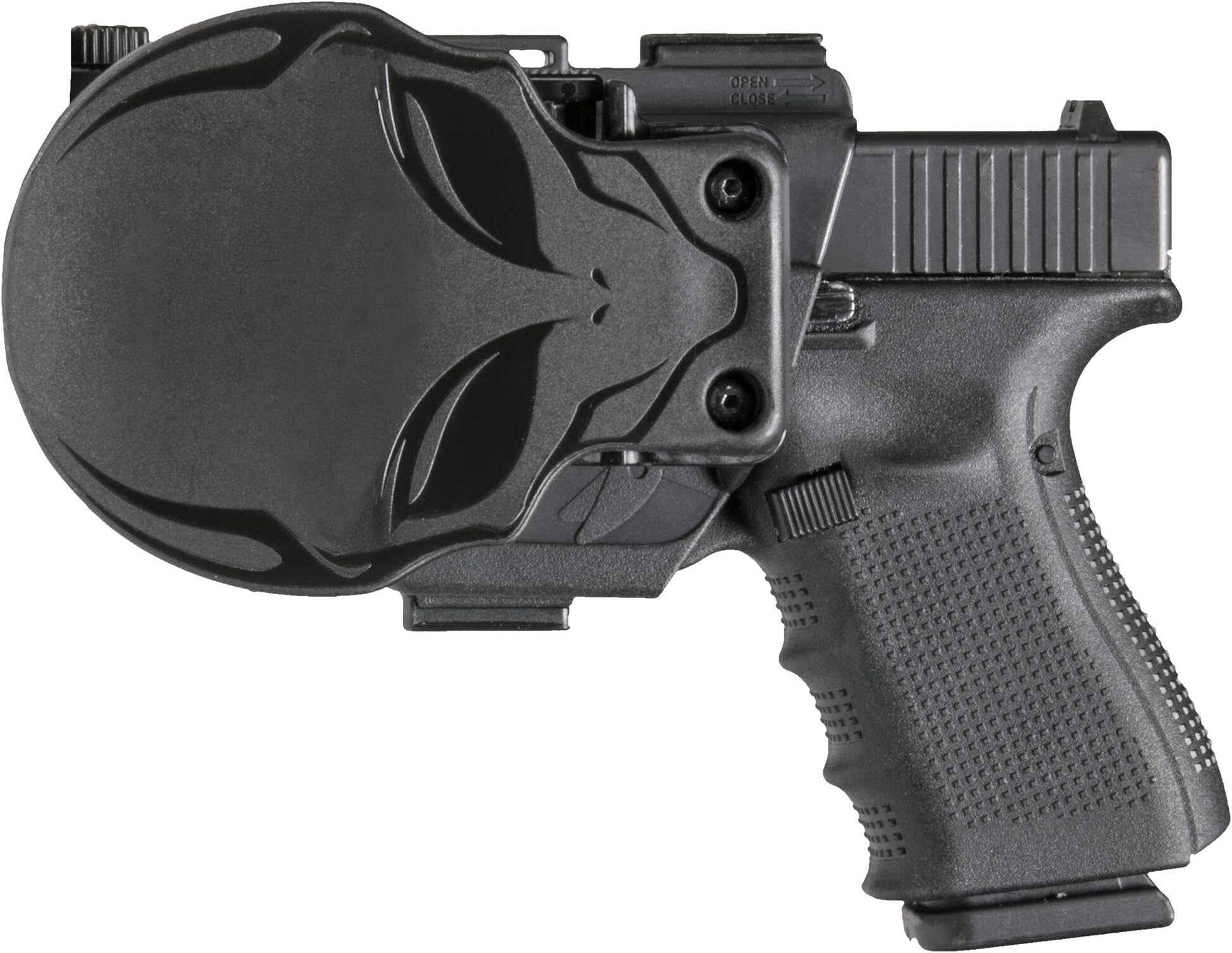 Alien GearOWB Holster - Custom Molded Paddle Holster - Left Hand - Adjustable Cant and Retention Comfort - Seamless Integration with Shapeshift Line for Versatile Carry Options - Black