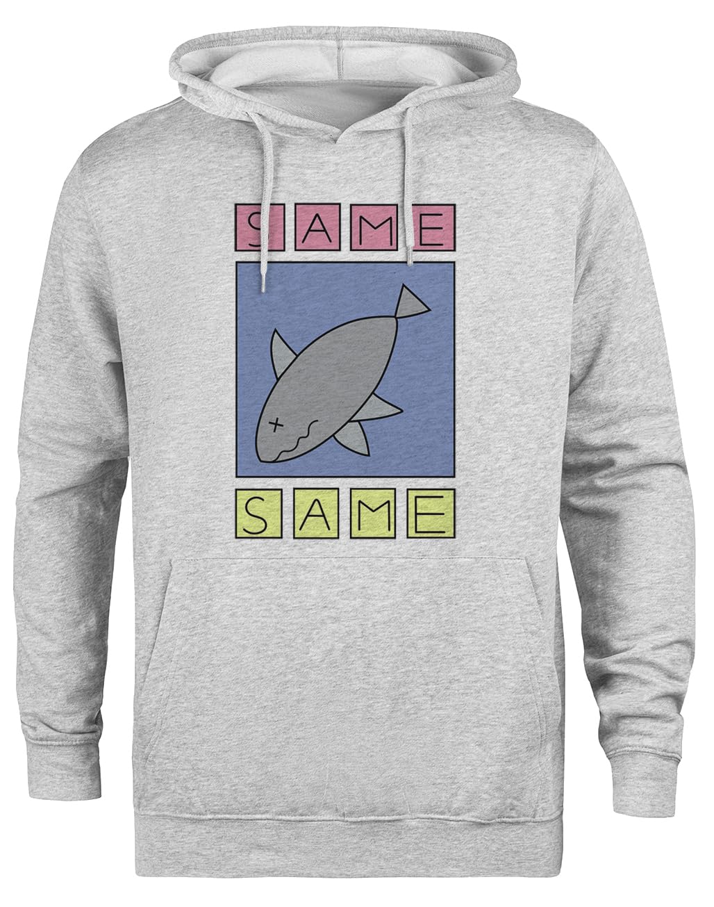Nichijou Unisex Grauer Hoodie Umweltfreundliche Kapuzenjacke Unisex Grey Hoodie Eco-Friendly Hooded Jacket