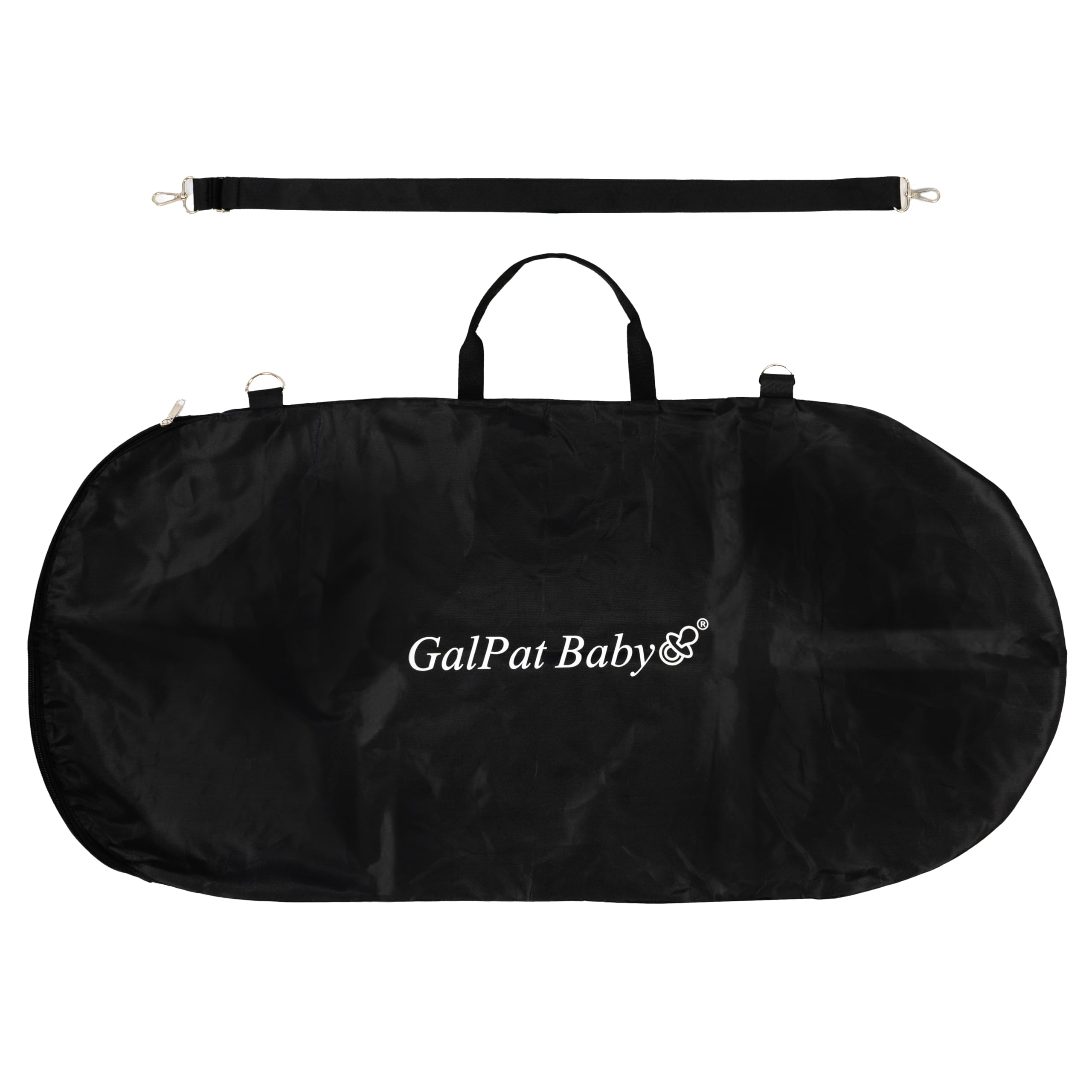 GalPat Baby - Funda Hamaca Compatible con BabyBjorn y GalPat Baby Transpirable - Asiento para Hamaca de bebé Transpirable - Color Gris (Funda + Bolsa DE Transporte)