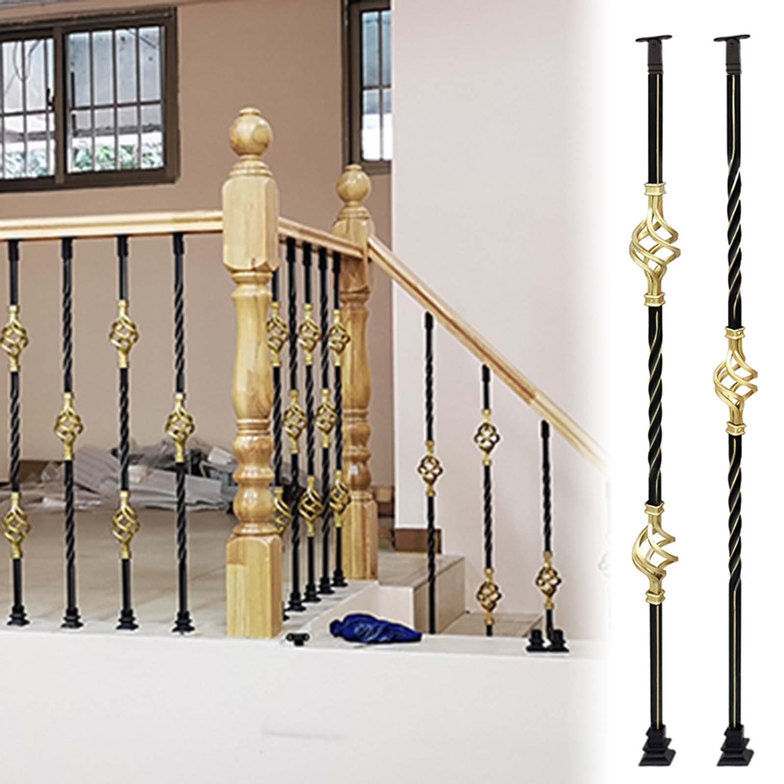 Poteau de balustre pour rénovation d'escalier et garde-corps de maison