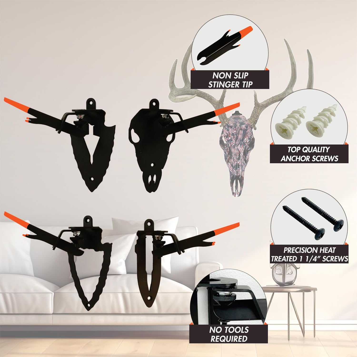 Herron Outdoors Skull Mount Archery Style