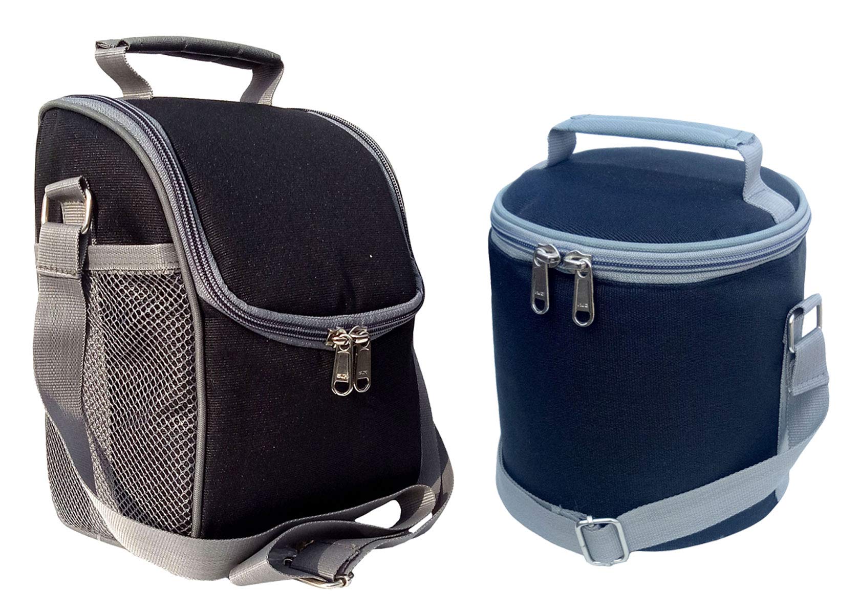 Aafeen Polyester Waterproof Office Use Lunch Bags Combo for Men and Women (Black) (B083F2VVG6) Amazon Price History, Amazon Price Tracker