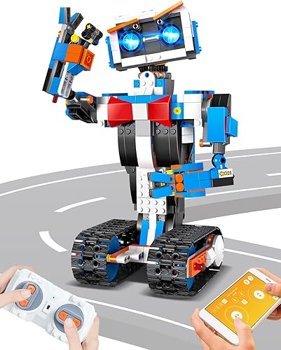 Miniatura 1 de Kits de construcción de robots para niños, juguetes STEM para niños de 8 a 12 años, juegos de construcción de codificación educativa con aplicación