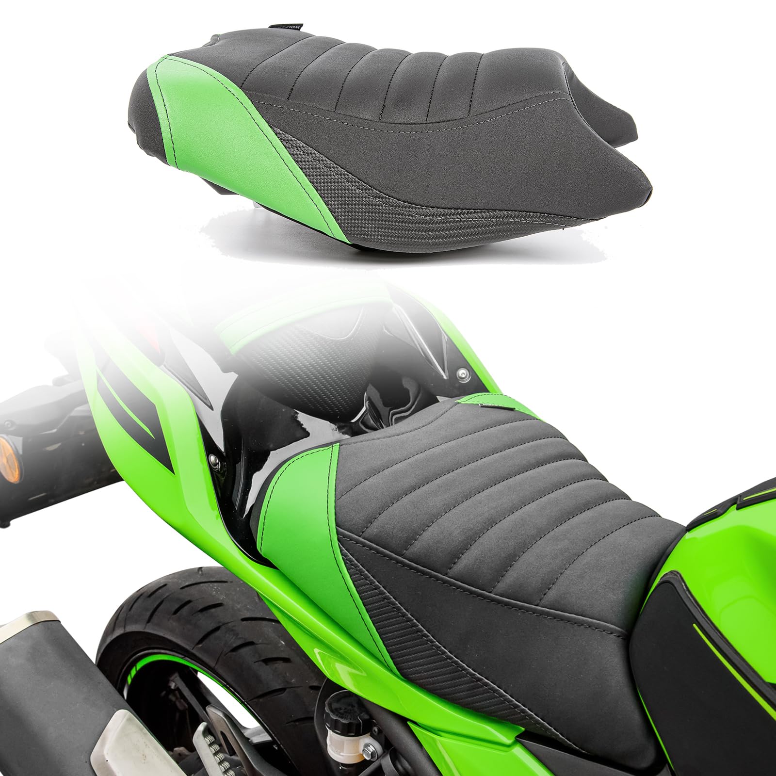 Amazon | Ninja 400 Z400 2018-2024 2025 2026用ライダーシート