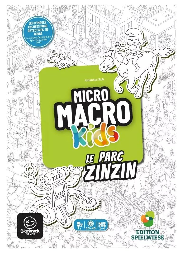 Set of Micro Macro Kids Zinzin Park + Micro Macro Crime City French Version + 1 Blumie Decap (Zinzin + City) - Image 2