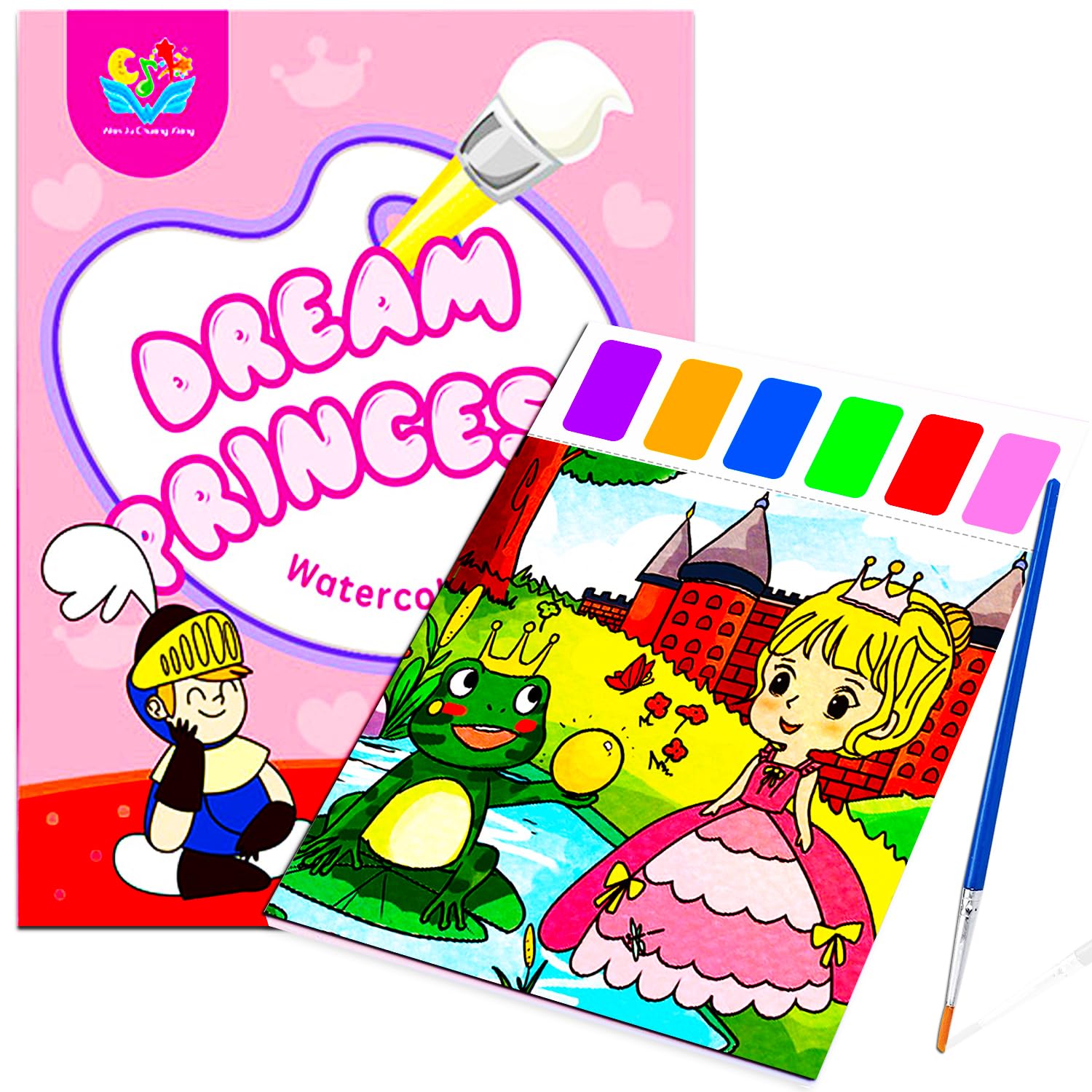 YXOTJHS Water Color Paint Sets for Kids, Big Paint with Water Books, Watercolor Coloring Books for Kids Ages 4-8, Mess Free Coloring for Toddlers, Arts and Crafts for Girls Boys Gifts