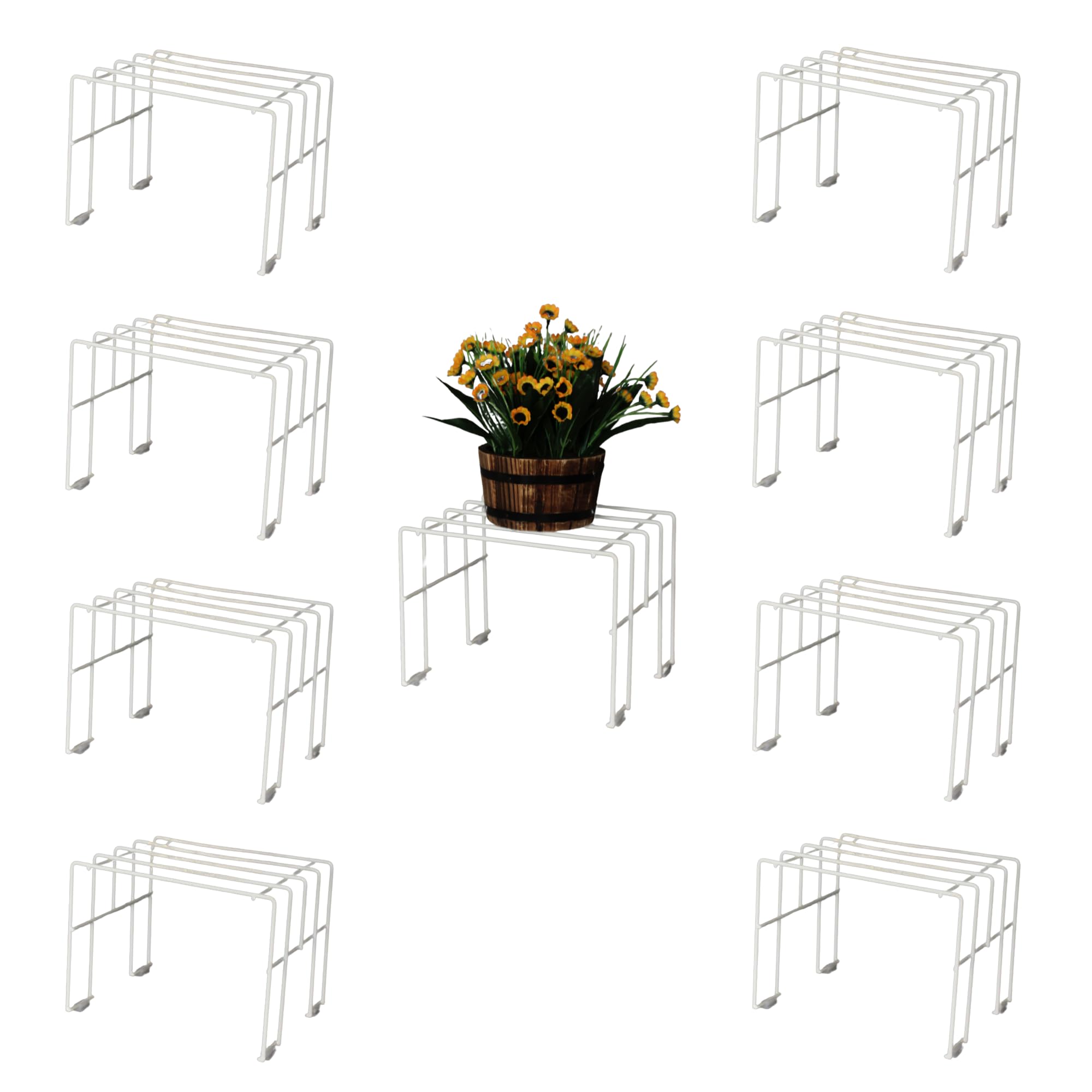 Meshable Moso Plant Stand - Stylish Balcony Display -8