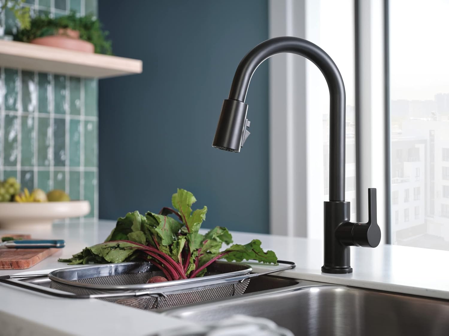 Single Handle Pulldown Kitchen Faucet