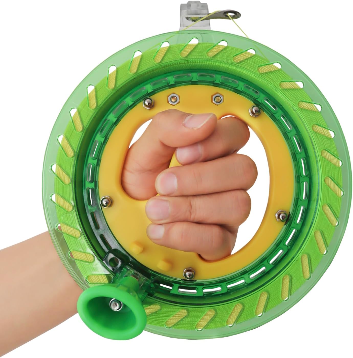 HONBO Kite String Spool for Adults and Kids,Kites String Reel with Bearing Structure, Foldable Handle, 300m/1000ft Line - Ideal Kite Flying Accessories