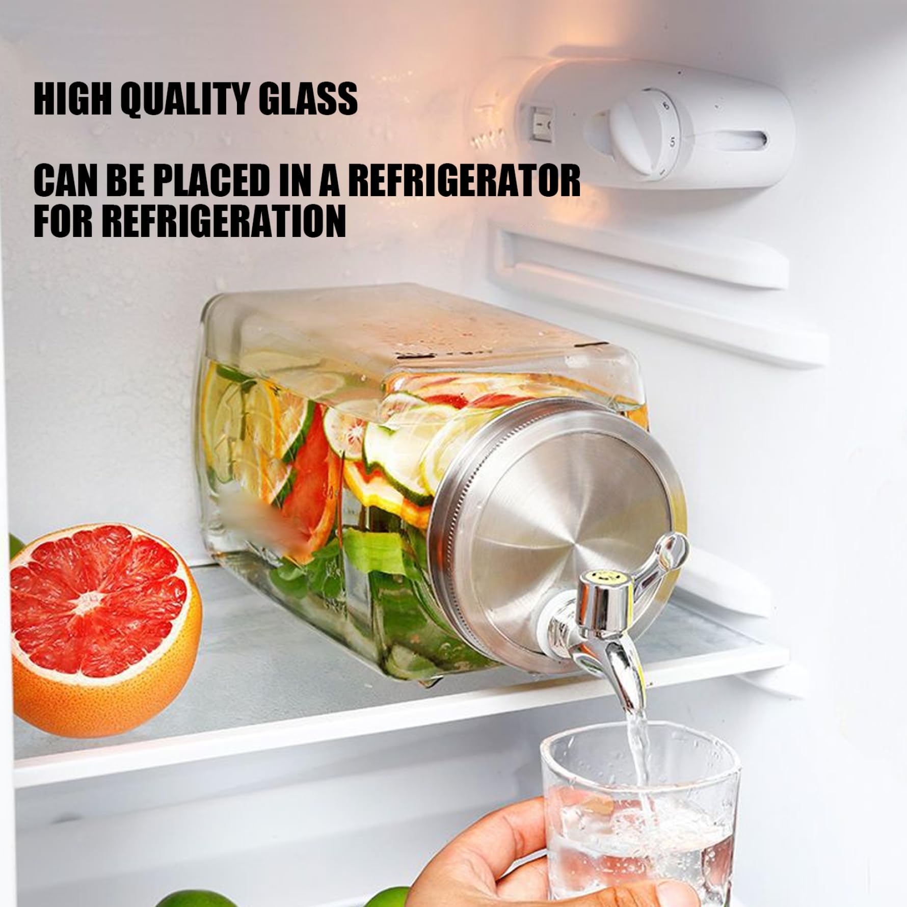 American Metalcraft JFAUC5 Juice Dispenser Faucet, Fits JUICE3 and Juice4, Stainless Steel