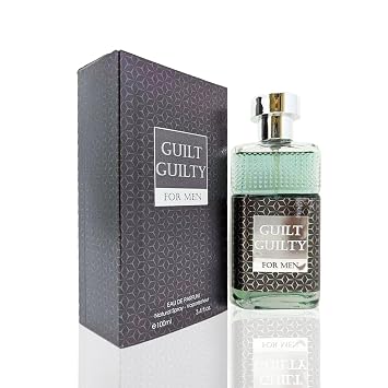 Guit for Men Pour Homme Mens Fragrance Eau de Parfum Natural Spray - Woody Aromatic Notes- Holiday Gift, 3.4 Fl Oz/100 Ml