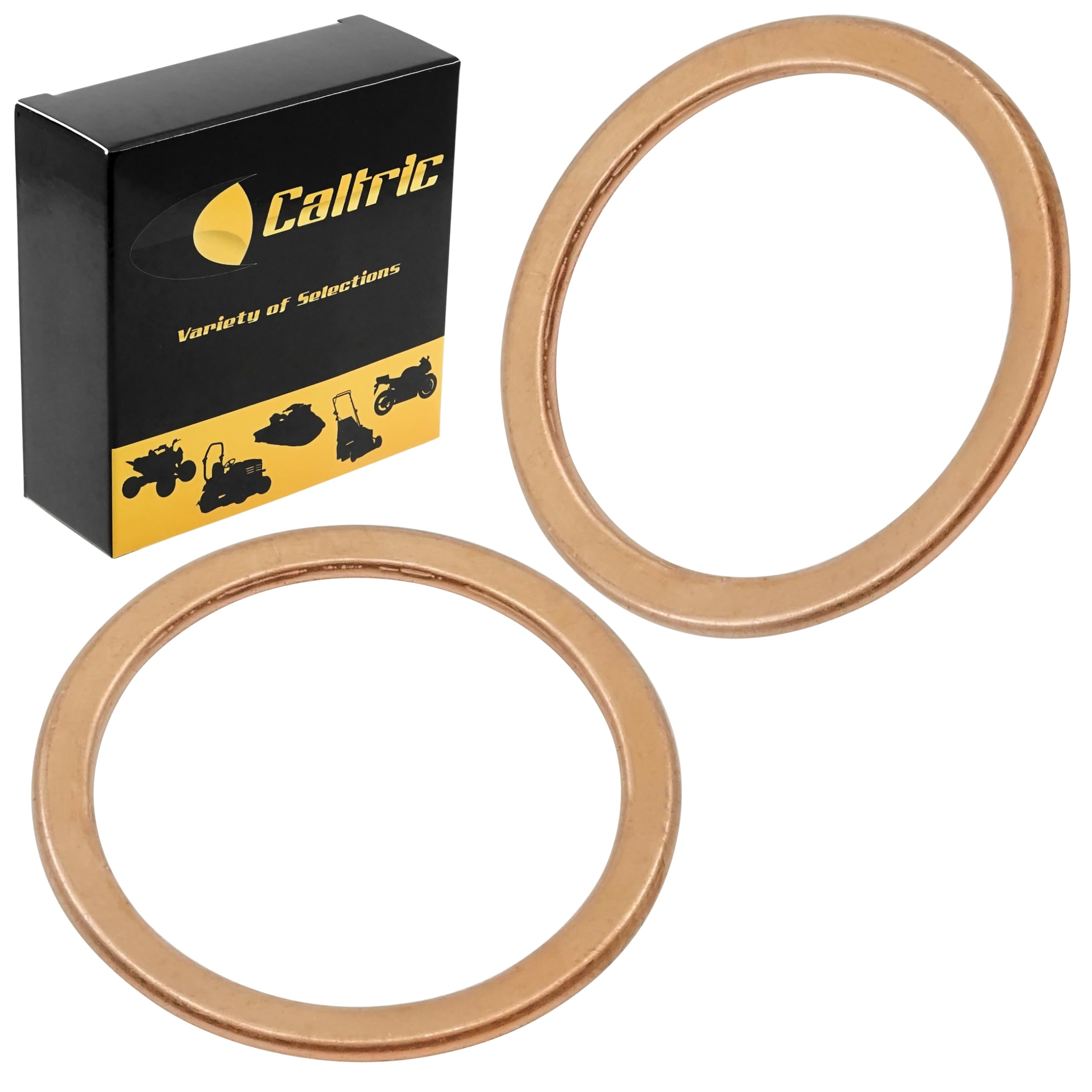 Amazon.com: Caltric 2 Muffler Pipe Gaskets Compatible with