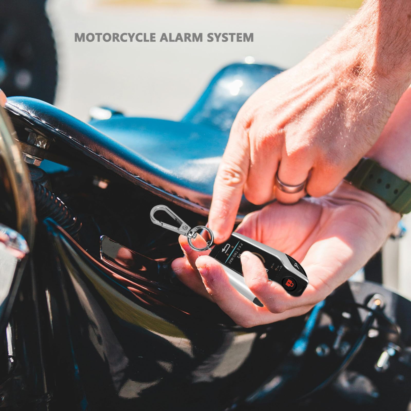 POPETPOP Kit Antifurto per Moto per Sicurezza e Protezione Avanzata con Avviamento Telecomando Dispositivo in della Motocicletta