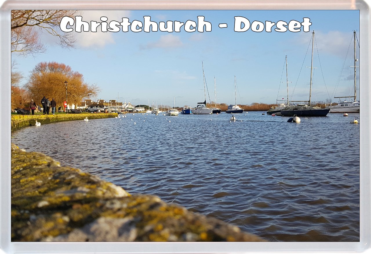 Christchurch - Dorset - Jumbo Fridge Magnet BBSM16