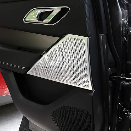Miniatura 3 de Cheya 4 piezas de aleación de aluminio para la puerta superior del coche, cubierta protectora para Range Rover Velar 2017 2018