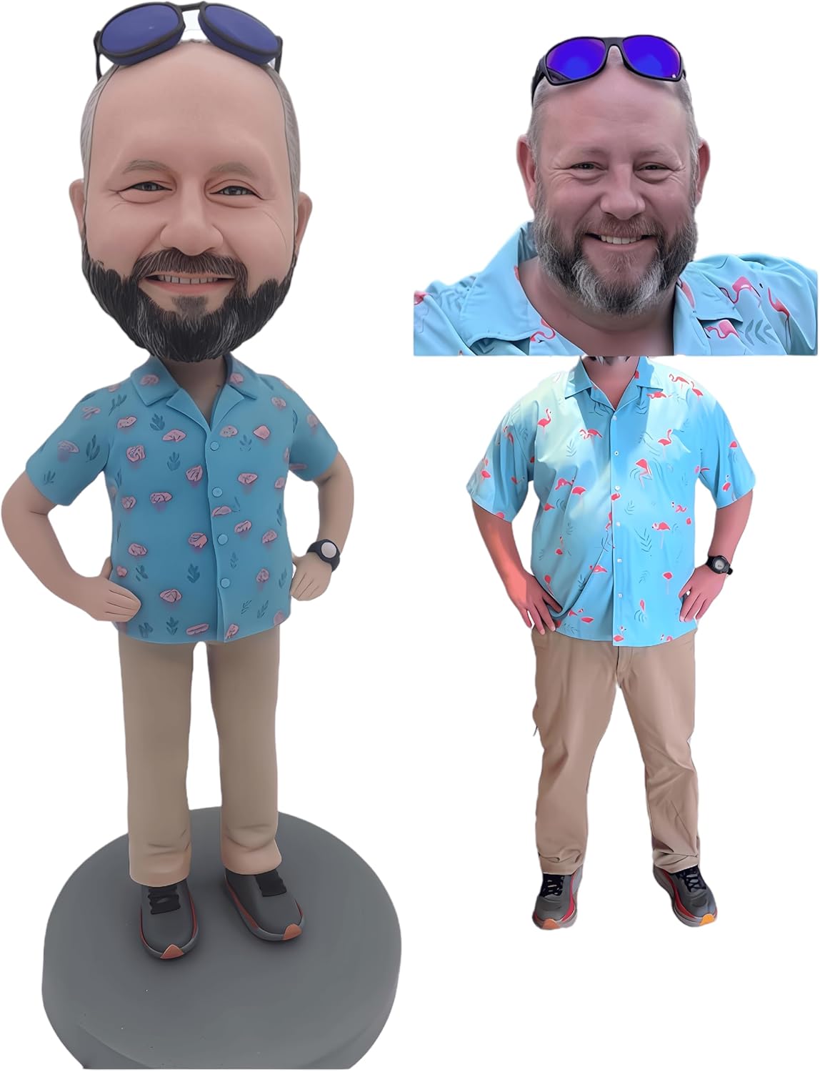 Top1bobbleheads Custom Bobbleheads Customized to Your Photos Personalization Full Set of Custom Personalized Unique Handmade Bobblehead Action Figures Gifts Holiday Customise Anything You can Think