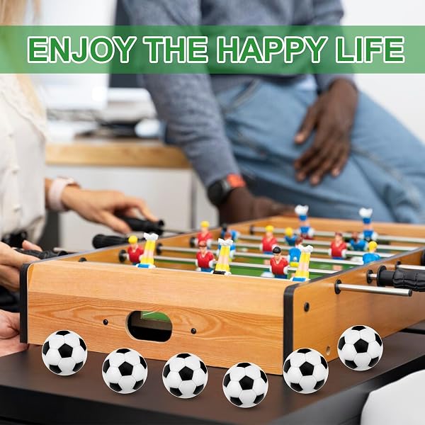 10PCS Palline Biliardino da 36 mm Alta Qualità e Silenziose, Calcio Balilla Professionale, Perfette per Biliardino - 5