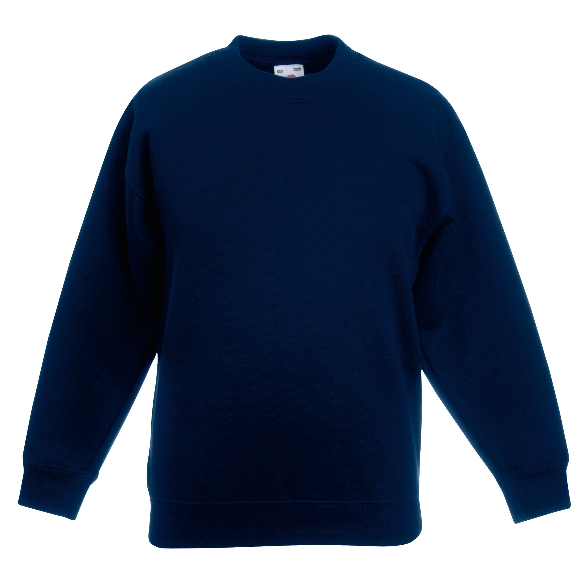Fruit Of The Loom Boys Deep Navy ' Sweatshirt Blue Dark Blue 9-11 Years