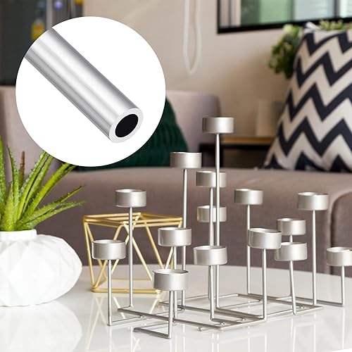 Miniatura 56 de METALLIXITY Tubo de aluminio 6063 (0.394 in de diámetro x 0.276 in de diámetro interior x 11.811 in de largo), 2 piezas, tubo redondo de aluminio