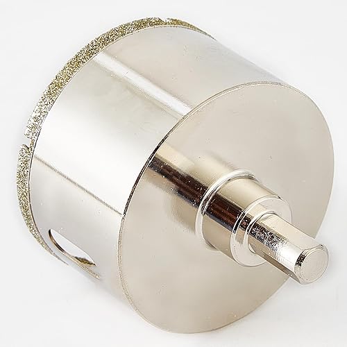 Miniatura 2 de Sierra perforadora de diamante de 1 34 pulgadas con broca piloto, sierra de agujero para azulejos de 1.75 pulgadas con broca central para mármol,