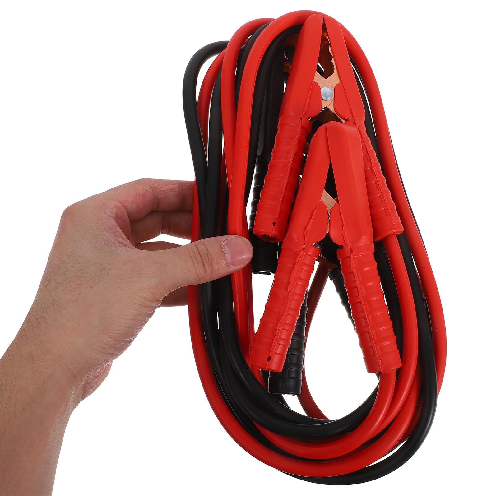 Câbles de Démarrage pour Voiture et Camion 3 Mètres Câble de Démarrage avec Pinces Isolées Assistance Compact