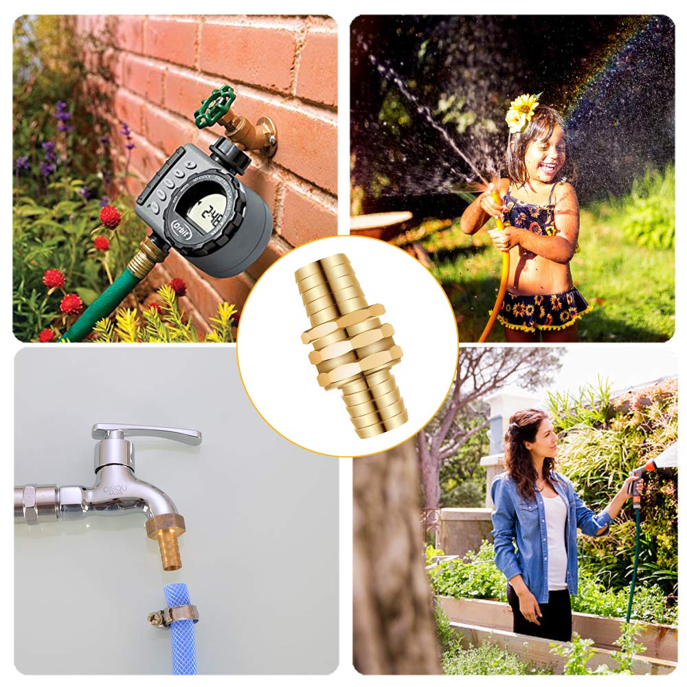 Kit di riparazione per tubo da giardino, 4 pezzi maschio + 4 pezzi femmina)