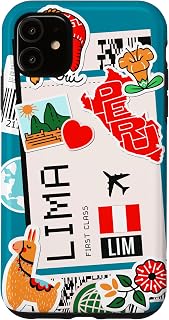 iPhone 11 Flight Boarding Pass Tag Label To Destination Lima Case